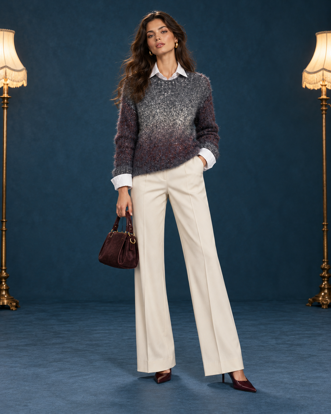 Maglia Boucle Color