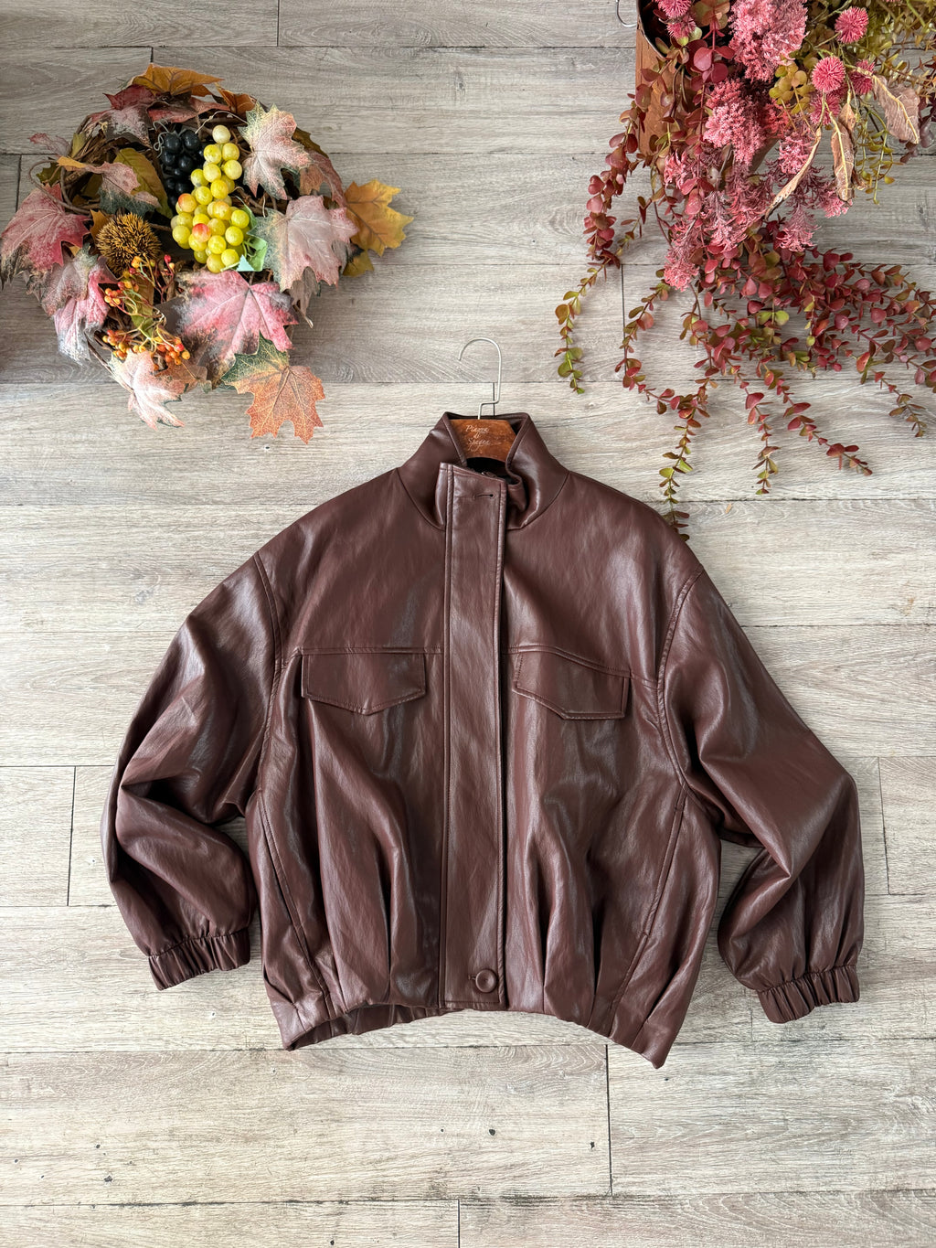 Bomber Foderato vinaccia