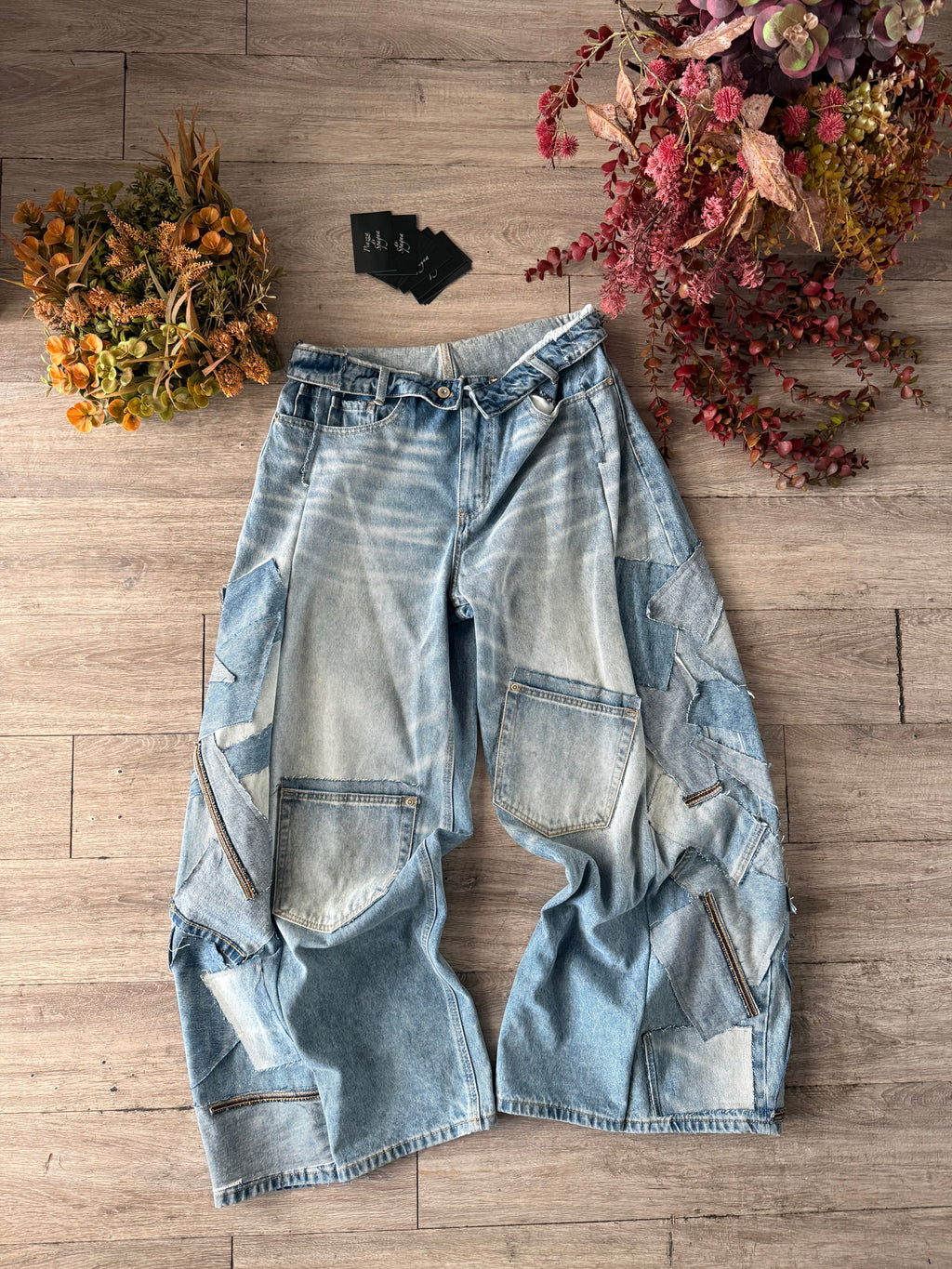 Jeans Baggy Patchwork