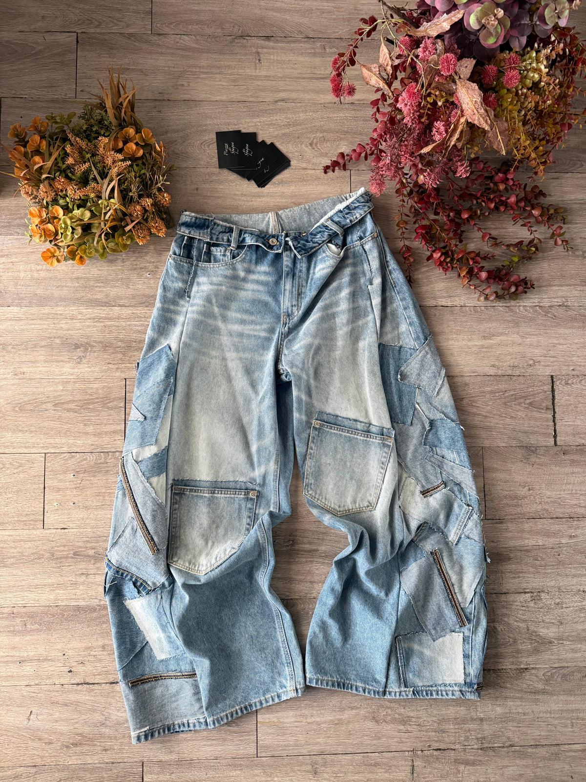 Jeans Baggy Patchwork