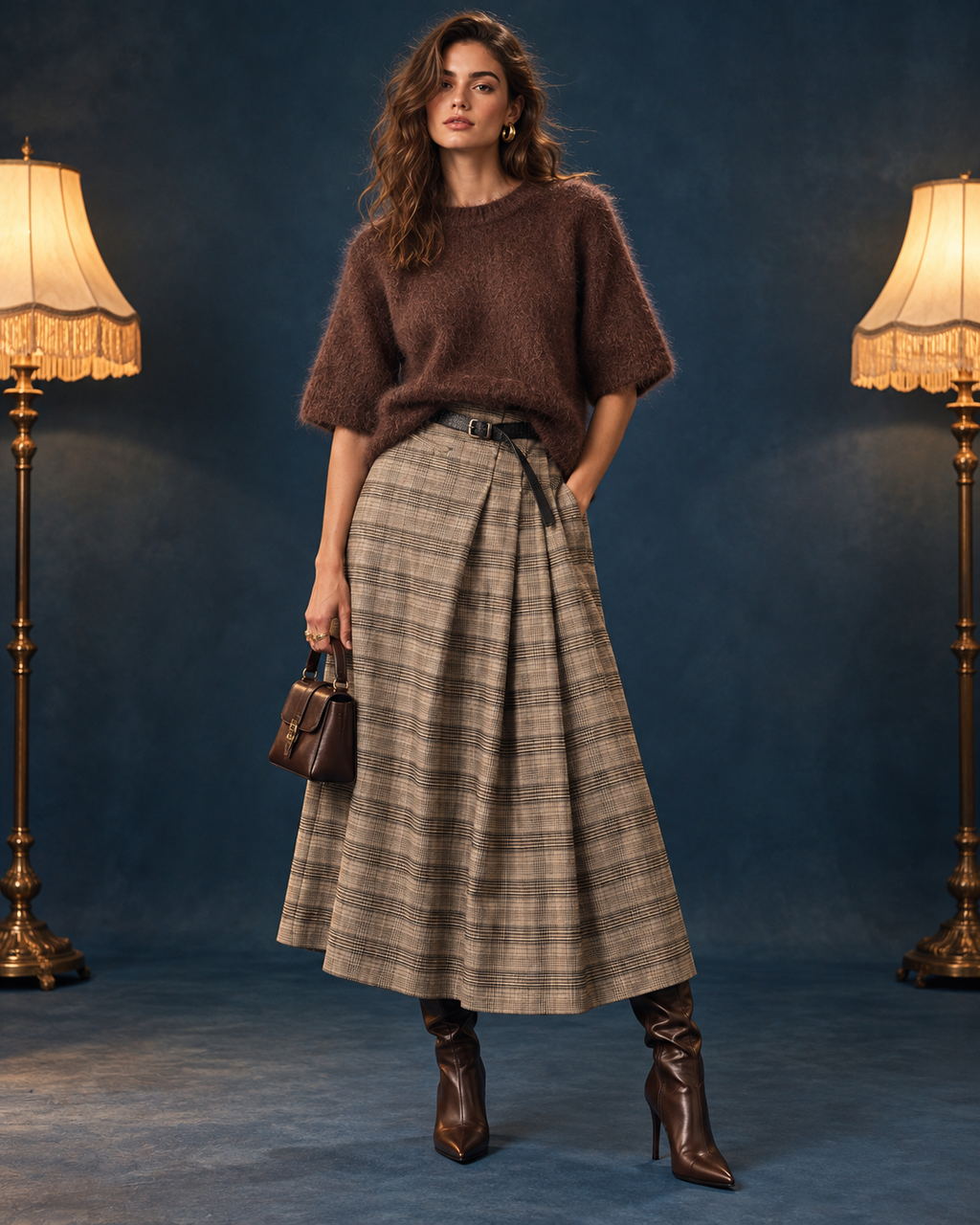 Maglia mohair manica corta