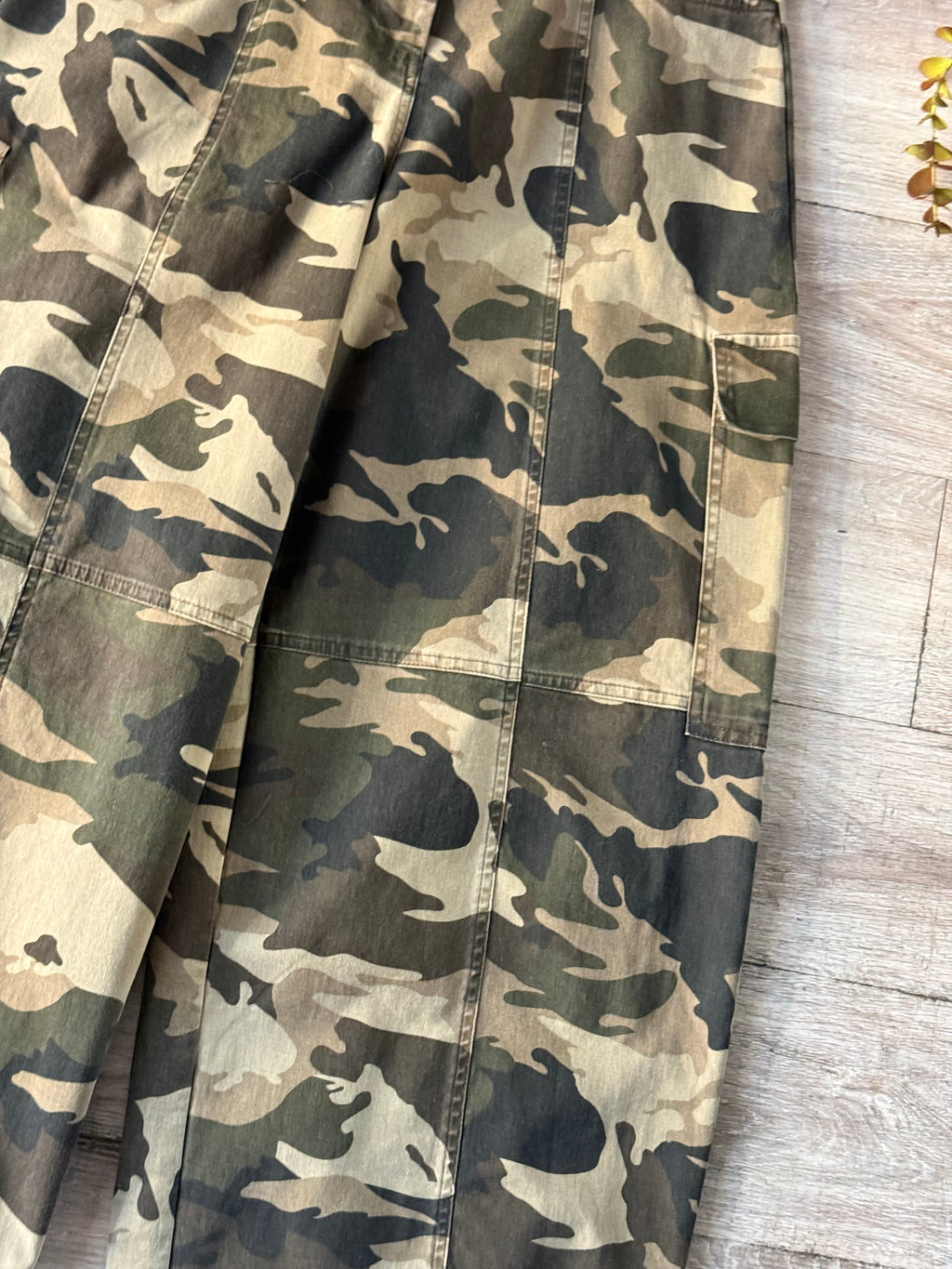 Jeans cargo camouflage