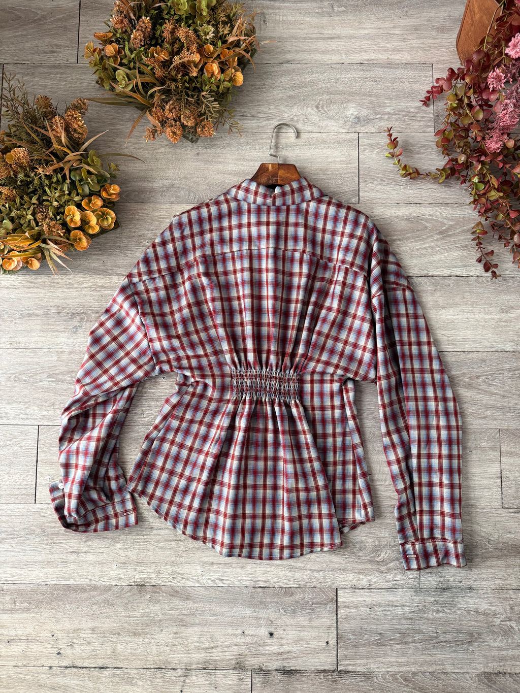 Camicia scozzese elast