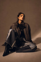 Bomber ecopelle oversize