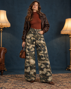 Jeans cargo camouflage