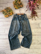 Jeans sporcato denim