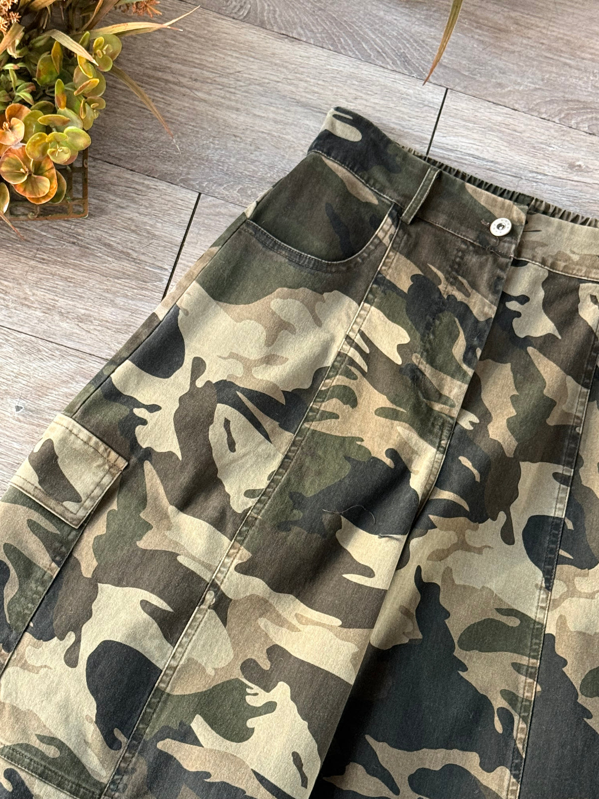 Jeans cargo camouflage