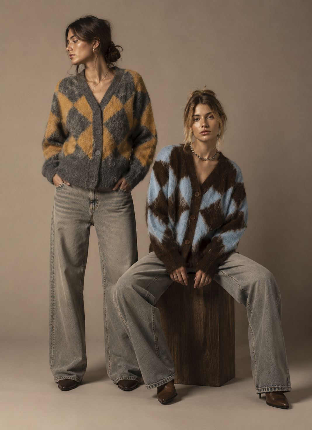 Cardigan Losanghe