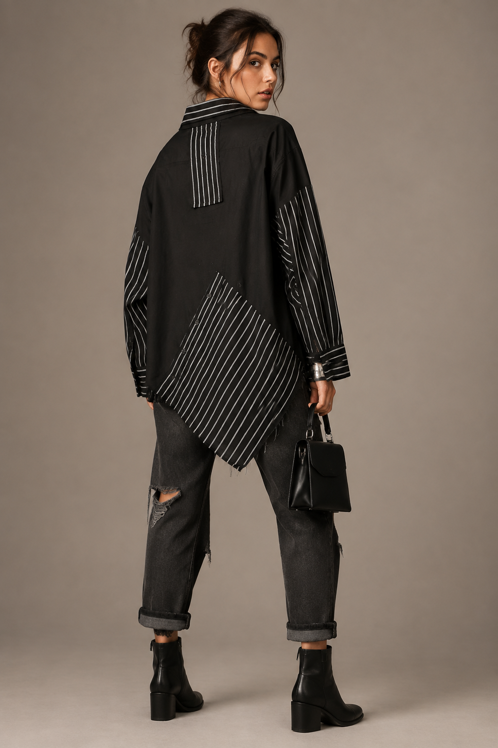 Camicia Asimettrica BLACK GW