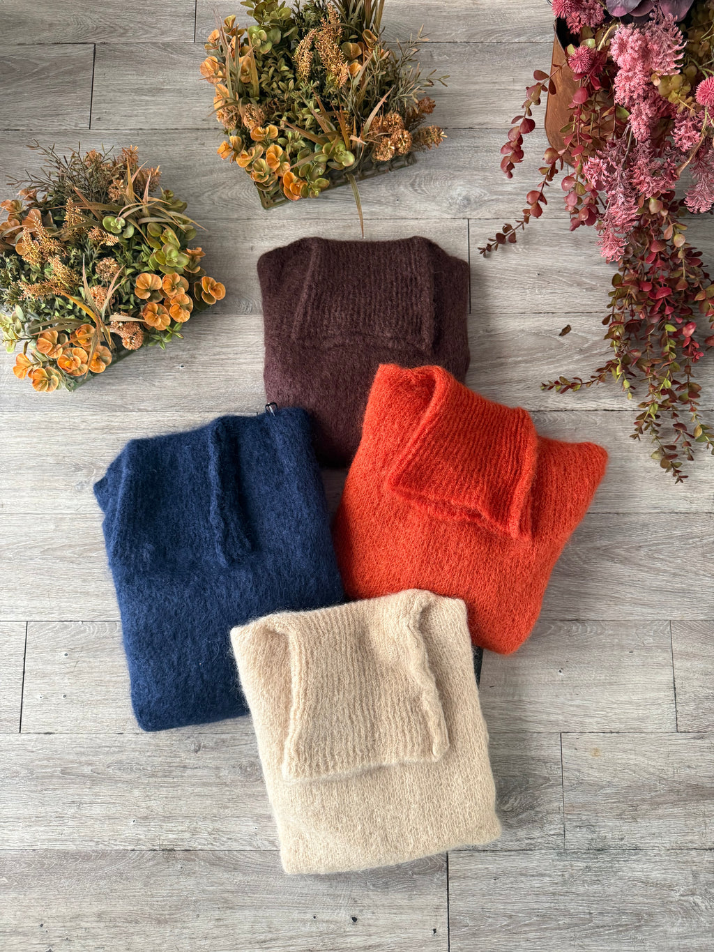 Maglia mohair dolcevita